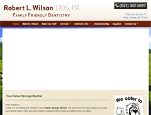 Tablet Screenshot of drrobwilson.com